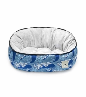 Ohpopdog Nihon Collection Reversible Dog Bed (Nami) for Dogs & Cats dog bed,pet blanket