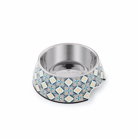 Ohpopdog Peranakan Inspired Bunga Peach 6 Non-Slip Dog Feeding Bowl dog bowl,pet feeder