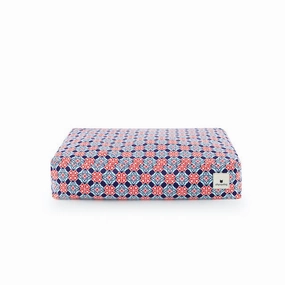 Ohpopdog Peranakan Inspired Royal Blue 150 Microbeads Dog Bed (Cover Only) dog bed,pet blanket