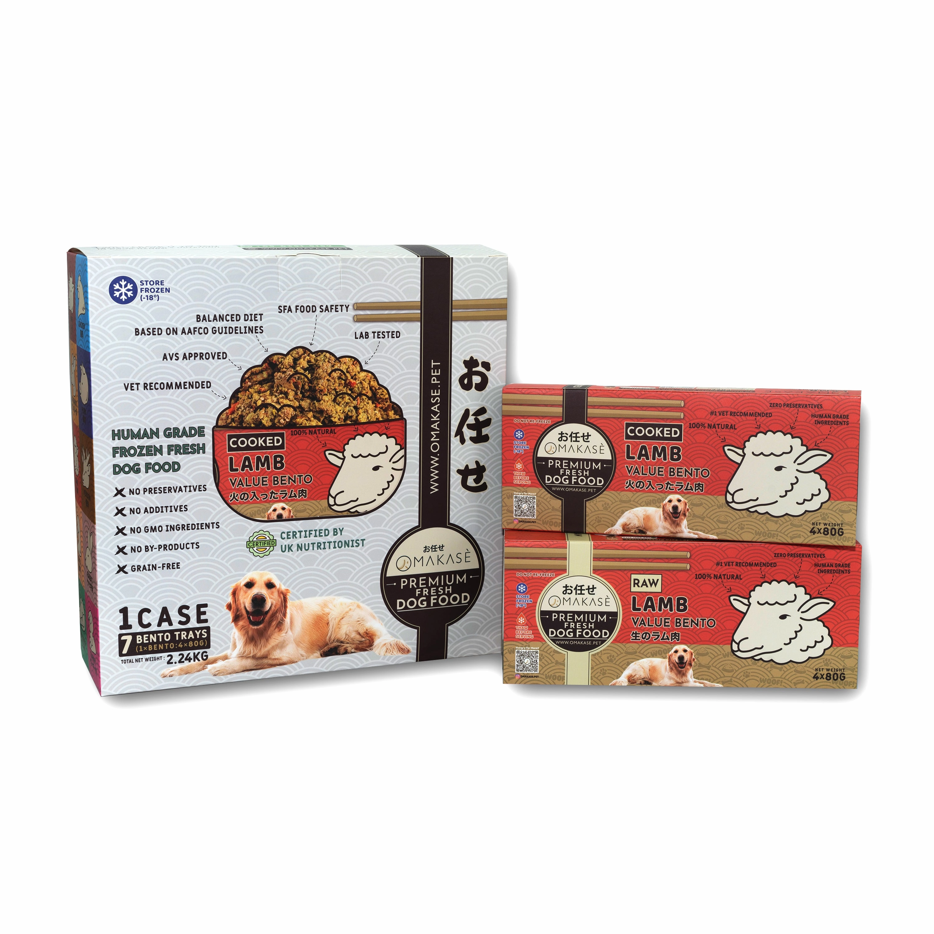 Omakase Value Bento Fresh Dog Food (Lamb)