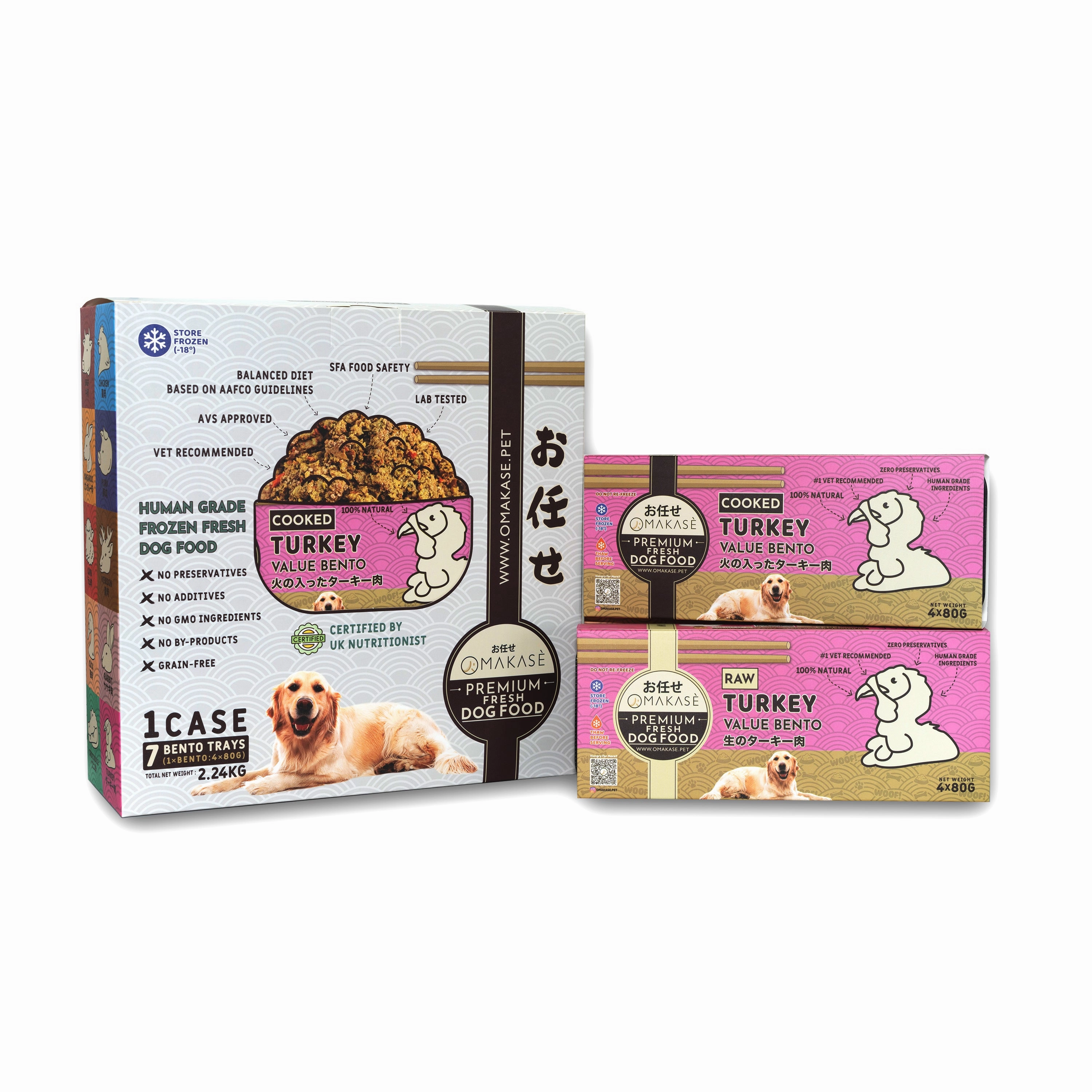 Omakase Value Bento Fresh Dog Food (Turkey)