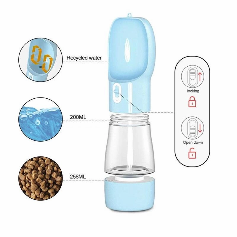 On-The-Go Water & Snack Bottle