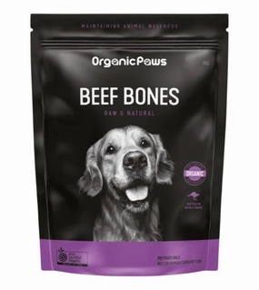 Organic Paws Beef Bones Frozen Raw Dog Food raw dog food,fresh pet meals
