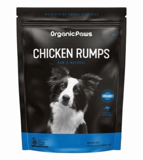 Organic Paws Chicken Rumps Frozen Raw Dog Food raw dog food,fresh pet meals