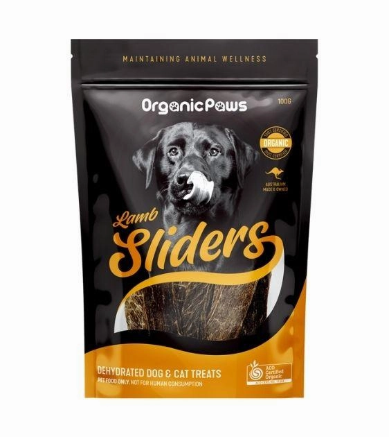 Organic Paws Dehydrated Dogs & Cats Treats (Lamb Sliders) air-dried dog food,dehydrated dog food