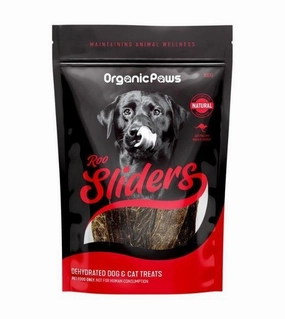 Organic Paws Dehydrated Dogs & Cats Treats (Roo Sliders) air-dried dog food,dehydrated dog food