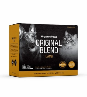 Organic Paws Original Blend Lamb Frozen Raw Dog Food raw dog food,fresh pet meals