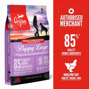 ORIJEN Puppy Large Breed Grain-Free Dry Dog Food 11.4kg freeze dried dog food,raw nutrition dog,dog freeze dried kibble
