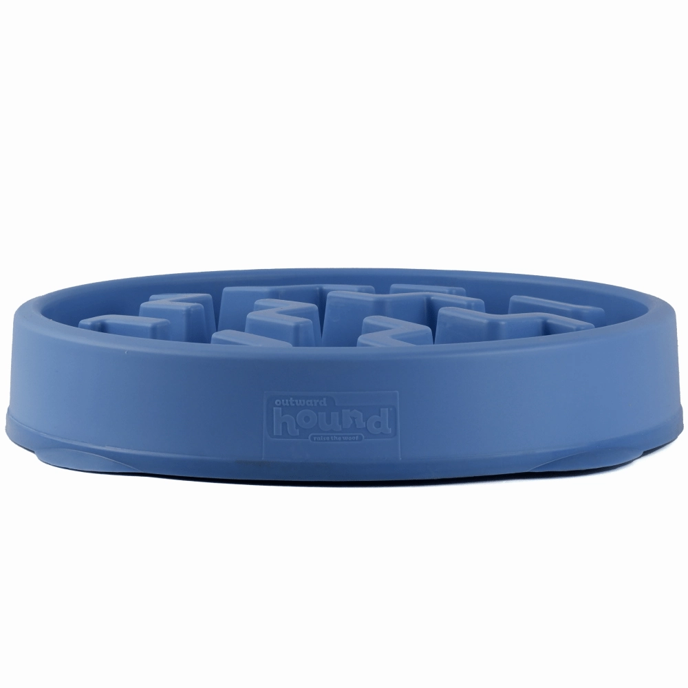 Outward Hound Fun/Slow Feeder for Dogs (Blue)