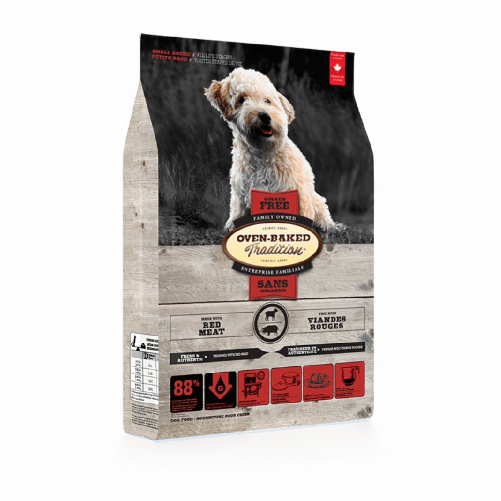 Oven Baked Tradition Dog All Life Stages Grain-Free Red Meat Small Bites 5lb