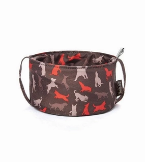P.L.A.Y. Eco-Friendly Travel Bowl for Dogs Mocha dog nutrition,healthy dog food