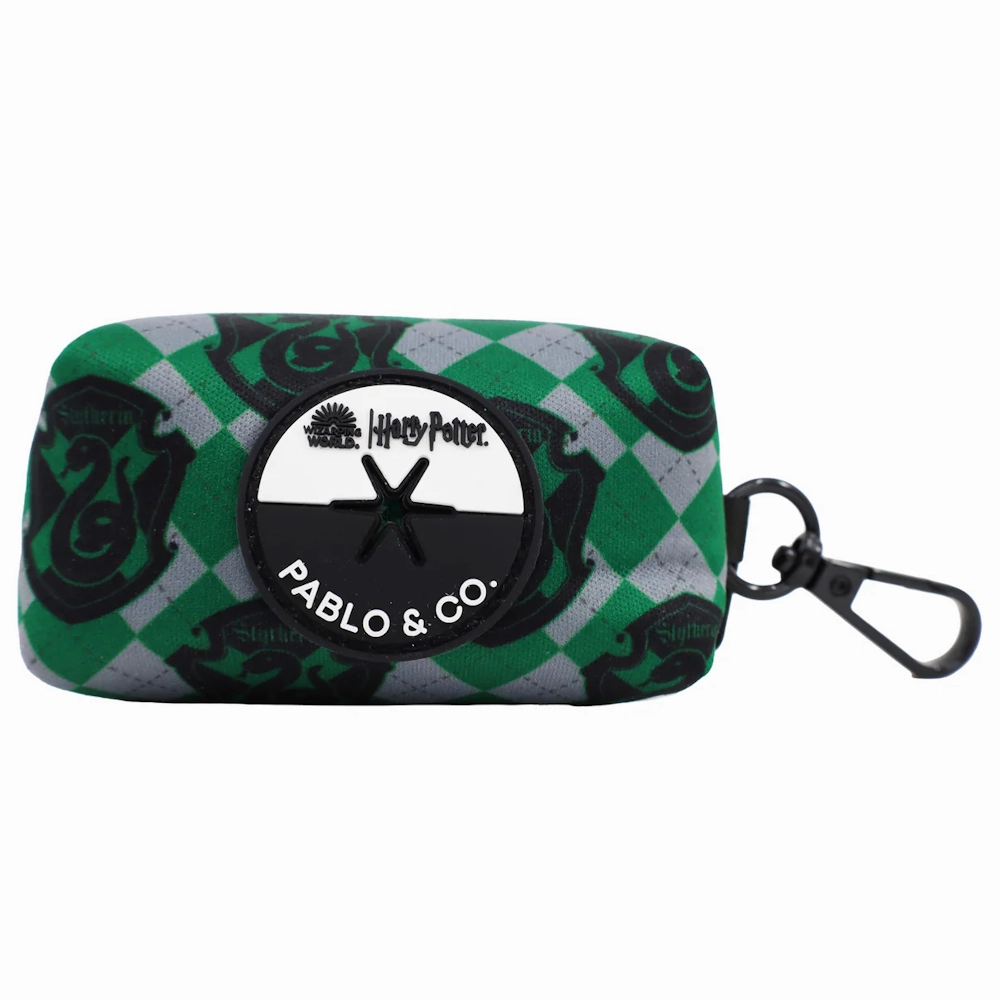 Pablo & Co Harry Potter Slytherin: Dog Poop Bag Holder dog travel gear,pet travel