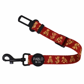 Pablo & Co Henry Bear Adjustable Car Restraint dog travel gear,pet travel