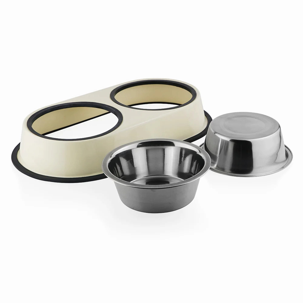 Pawpourri Home Double Diner Set for Dogs and Cats
