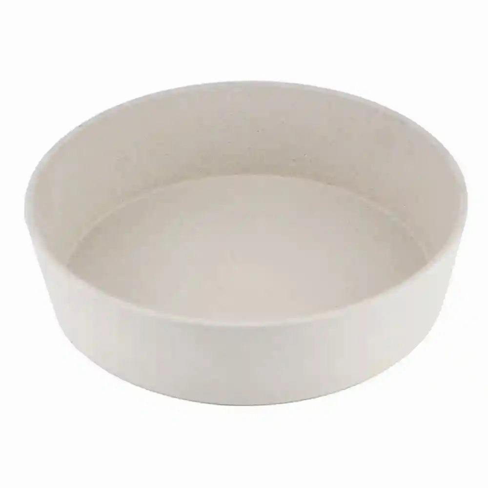 Pawpourri Sustainable Food & Water Feeder for Dogs (Off White)
