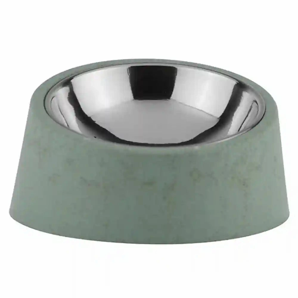 Pawpourri Sustainable Tilted Bowl for Dogs (Mint Green)