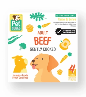 PetCubes Cooked Dog Food (Beef)