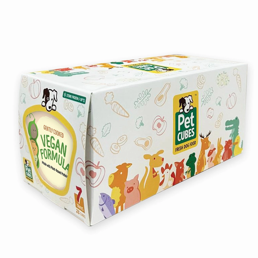 PetCubes Cooked Dog Food (Vegan Formula)