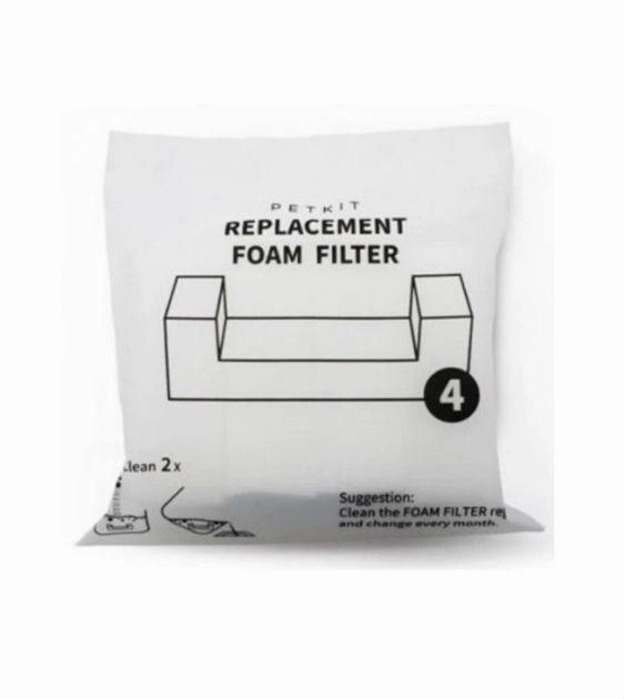 PETKIT EVERSWEET Replacement U-Shaped Fountain Foam Filter (Pack of 4) pet souvenir,gift item