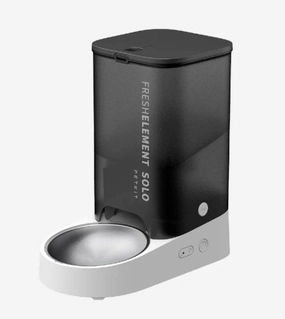 PETKIT FRESH ELEMENT SOLO 3.0L Smart Pet Feeder (Black) dog bowl,pet feeder