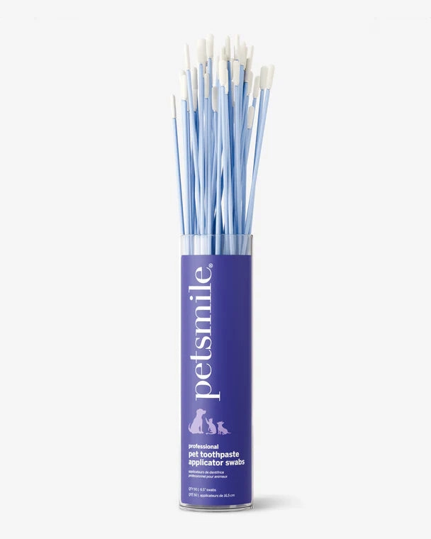 Petsmile Professional Pet Toothpaste Applicator Swabs for Dogs & Cats