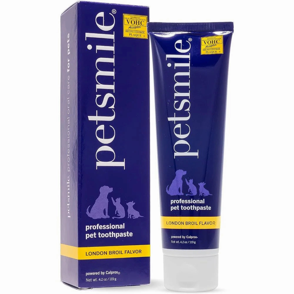 Petsmile Professional Pet Toothpaste for Dogs & Cats (London Broil Beef Flavor)