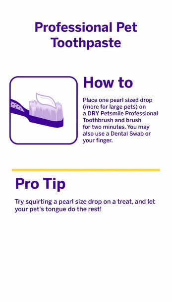 Petsmile Professional Pet Toothpaste for Dogs & Cats (London Broil Beef Flavor)