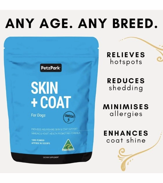 PetzPark Skin   Coat Supplement for Dogs