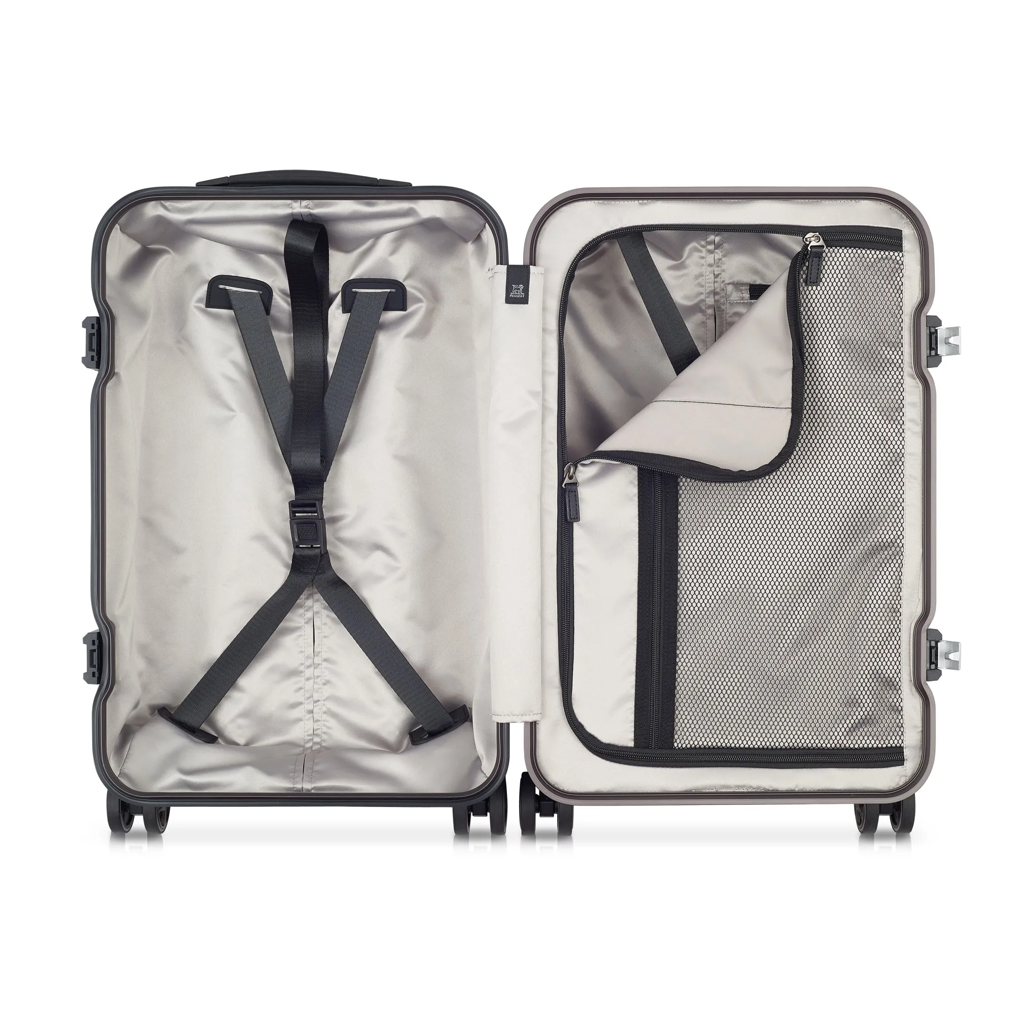 Peugeot Voyages Hardside Luggage with Spinner Wheels Bags Delsey-Paris