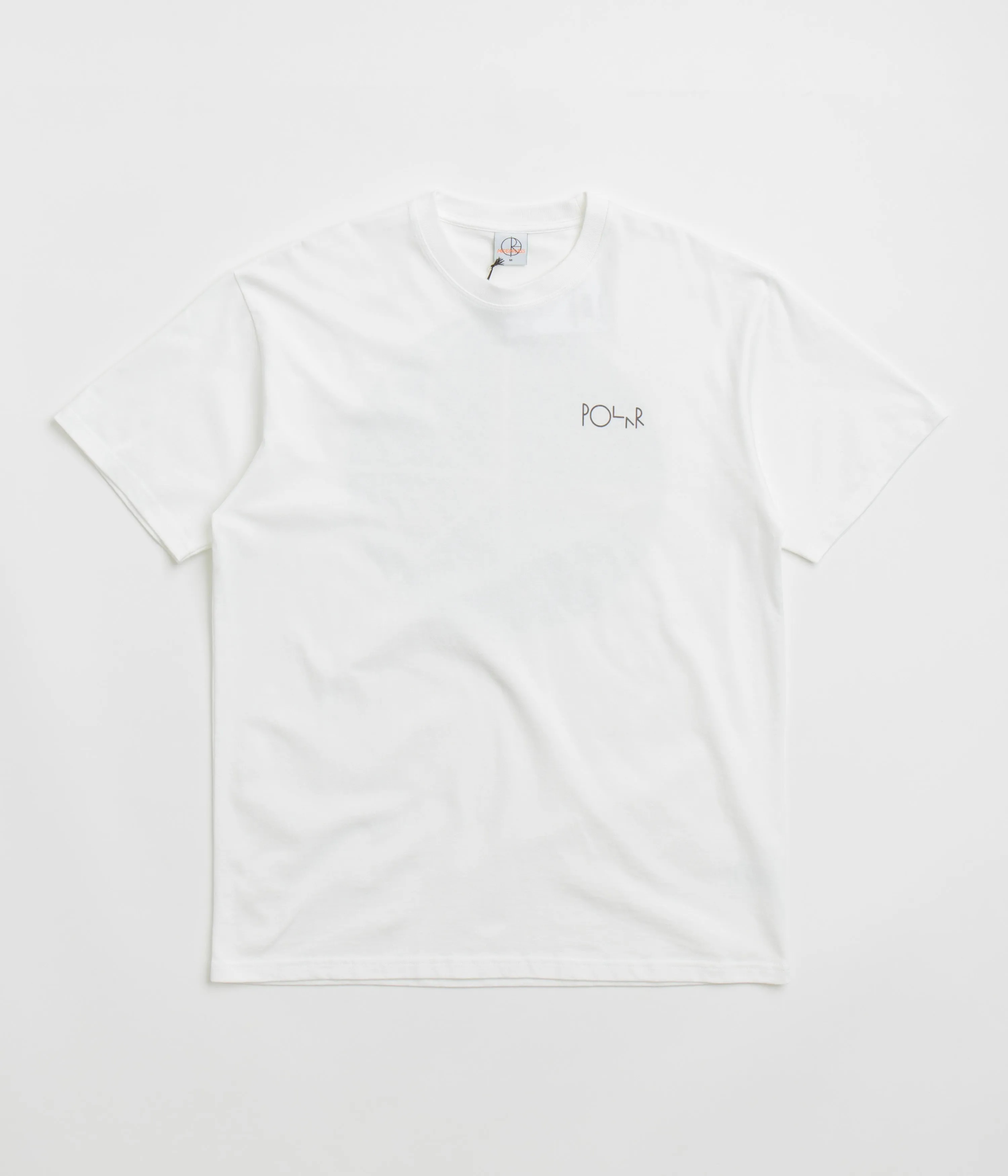 Polar Burnside 2084 Fill Logo T-Shirt - White Polar Clothing