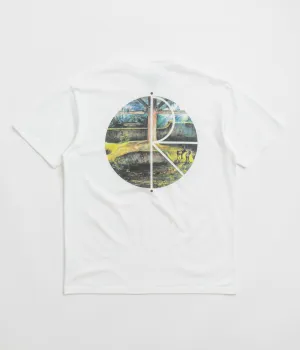 Polar Burnside 2084 Fill Logo T-Shirt - White Polar Clothing