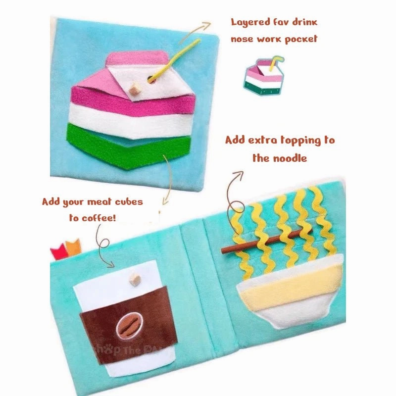 POOZPET Nosework Snuffle Mat For Dogs (7-12 Food Guide)