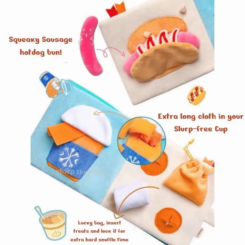 POOZPET Nosework Snuffle Mat For Dogs (7-12 Food Guide)