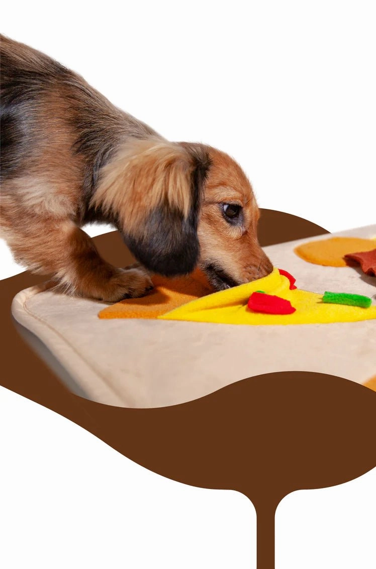 POOZPET Nosework Snuffle Mat For Dogs (Happy Puppy Meal)