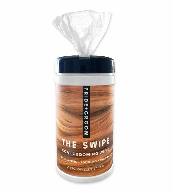 Pride   Groom The Swipe All-Natural Coat Grooming Wipes for Dogs and Cats odor remover,dog cleaning