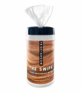 Pride   Groom The Swipe All-Natural Coat Grooming Wipes for Dogs and Cats odor remover,dog cleaning