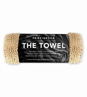 Pride   Groom The Towel (Anti-Odour/Bacteria Microfiber) with Hand Pockets interactive dog toy,tech pet toy