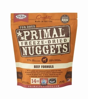 Primal Freeze Dried Nuggets Beef Formula Dog Food freeze-dried dog food,lightweight pet food