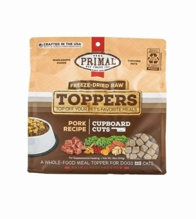 Primal Freeze Dried Raw Toppers For Dogs & Cats (Pork) dog multipurpose item,all-in-one pet tool