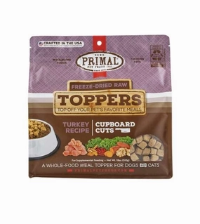 Primal Freeze Dried Raw Toppers For Dogs & Cats (Turkey) dog multipurpose item,all-in-one pet tool