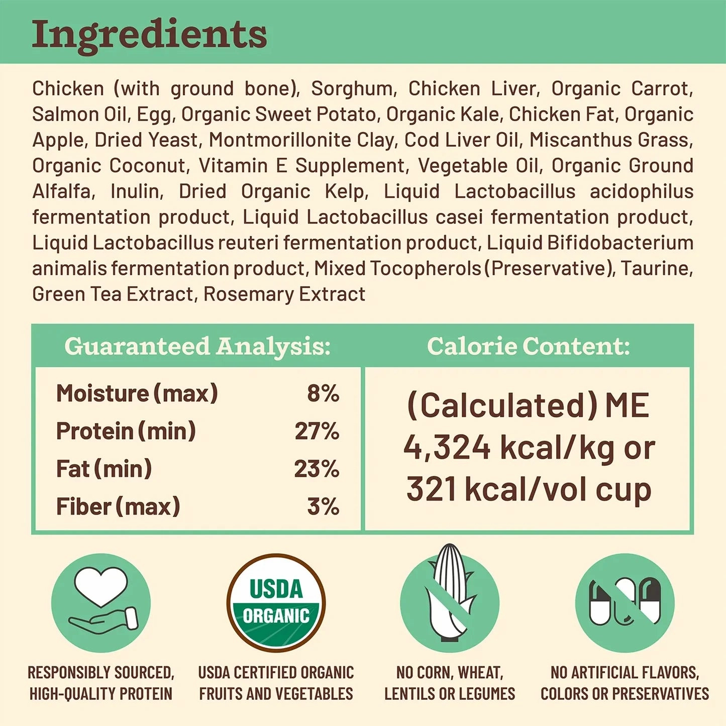 Primal Kibble in the Raw Freeze Dried Dog Food (Chicken Recipe With Grains)