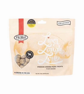 Primal Liver, Laugh, Love - Simply Pork Freeze Dried Dog Treats