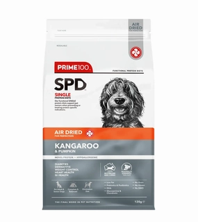 Prime100 SPD Limited Ingredients Air Dried Dog Food (Kangaroo & Pumpkin) air-dried dog food,dehydrated dog food