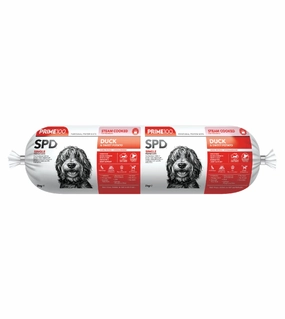 Prime100 SPD Limited Ingredients Steam Cooked Frozen Dog Food (Duck & Sweet Potato) raw dog food,fresh pet meals