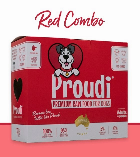 Proudi Raw Dog Food (Red Meat Combo) dog shampoo,bathing supplies