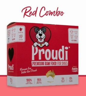 Proudi Raw Dog Food (Red Meat Combo) dog shampoo,bathing supplies