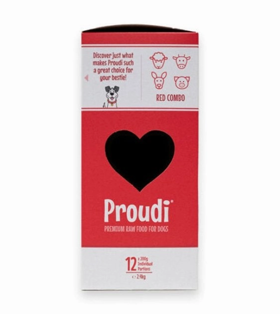 Proudi Raw Dog Food (Red Meat Combo)