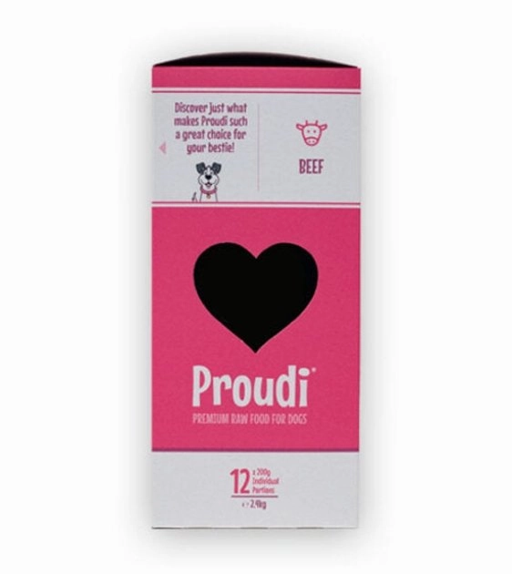 Proudi Raw Dog Food (Single Protein Beef)