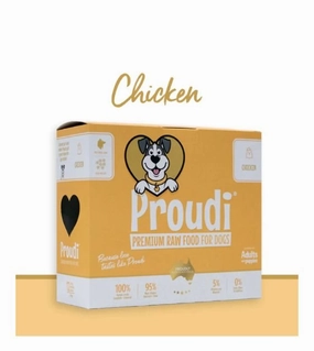 Proudi Raw Dog Food (Single Protein Chicken) raw dog food,fresh pet meals
