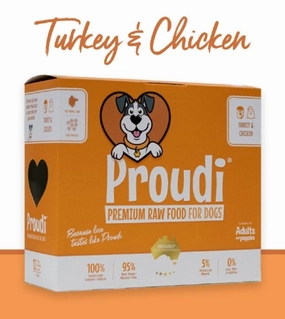 Proudi Raw Dog Food (Turkey & Chicken)